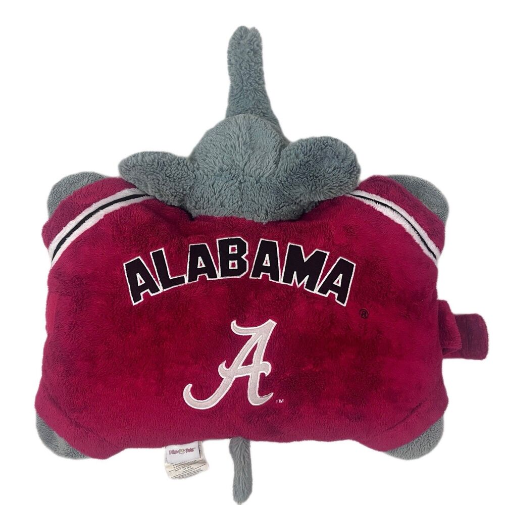 Pillow Pets Alabama Crimson Tide Elephant Plush Pillow Toy Crimson/Gray Burgundy